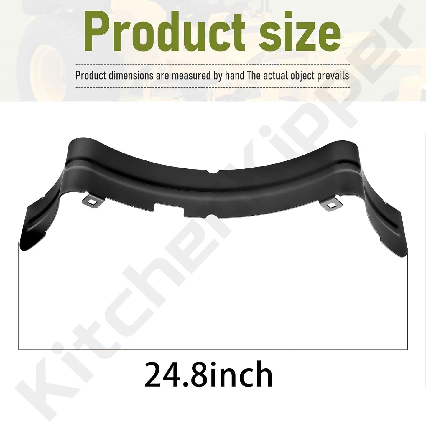 Baffle trasero Cub Cadet MTD GT RZT en polvo negro