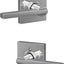 Manilla pasillo armario cromo brillante Schlage F10
