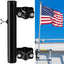 Soporte asta bandera RV escalera resistente para caravana