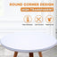 Protector mesa redondo PVC transparente 54pulg