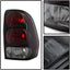 Luz trasera roja ahumada Chevy Trailblazer 02-09 izq/derecho