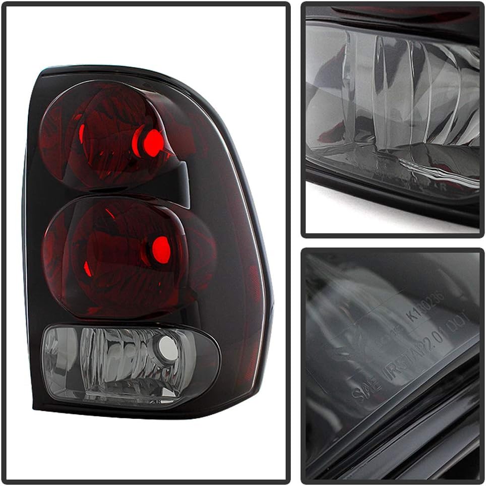 Luz trasera roja ahumada Chevy Trailblazer 02-09 izq/derecho