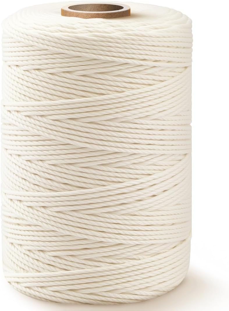 Cuerda algodón 600pies 2mm para cocina carne pavo salchicha