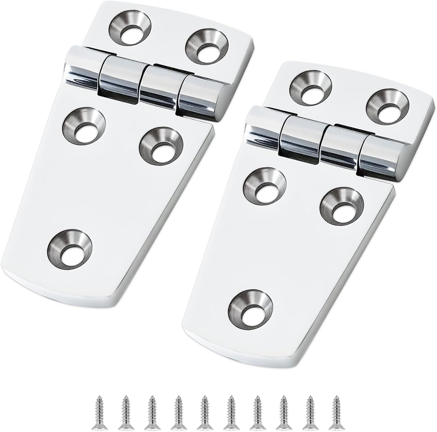Bisagras marinas acero inox 316 pulida 2.25pulg