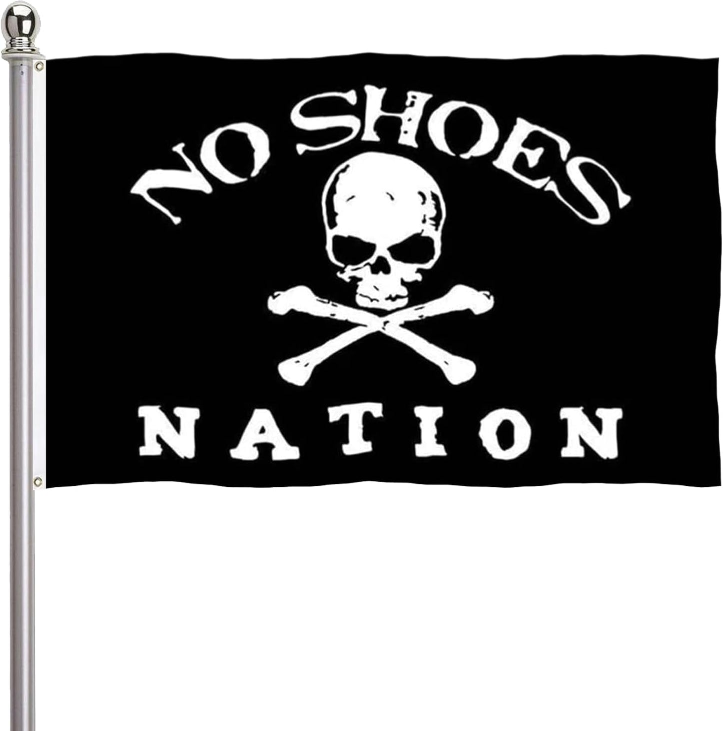Bandera nación sin zapatos 3x5 doble cara poliéster duradero