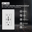 Toma pared USB C 30W 3 puertos 15A cert UL FCC blanco mate