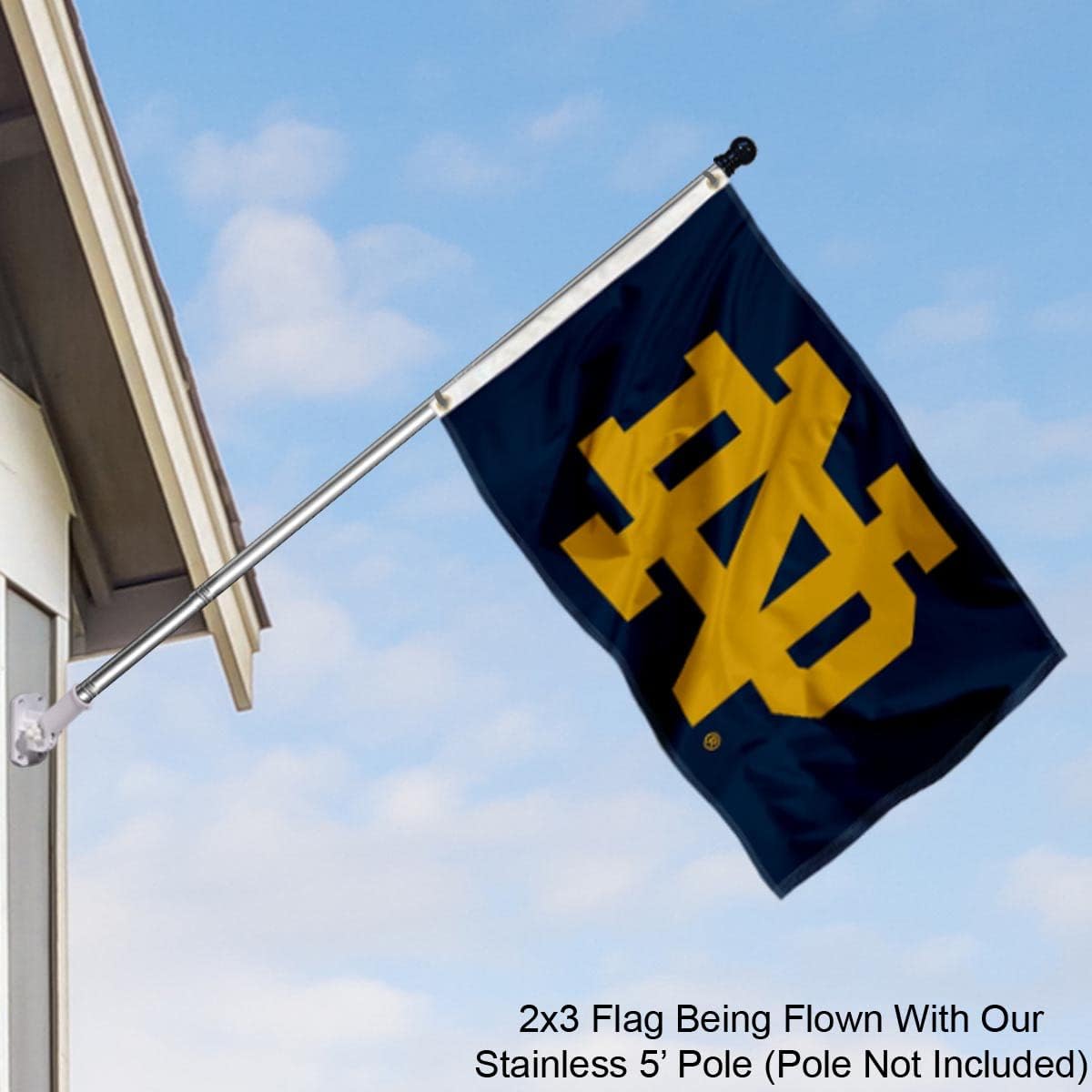Bandera Irlandesa ND 2x3ft con Logotipo