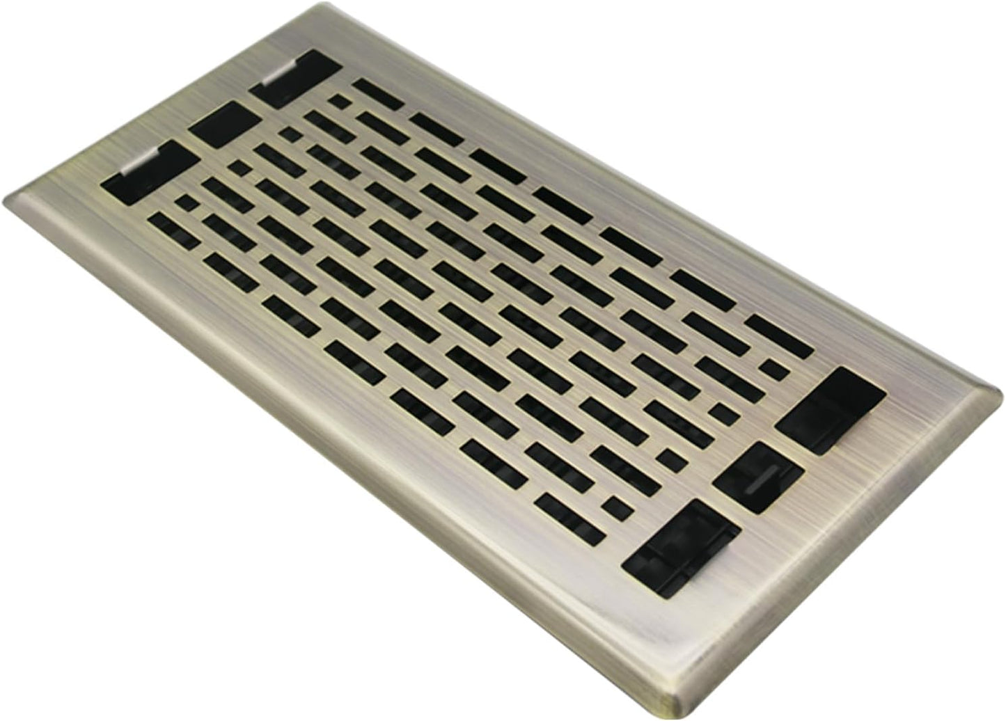 Registro ventilación piso 4x12pulg palanca bronce
