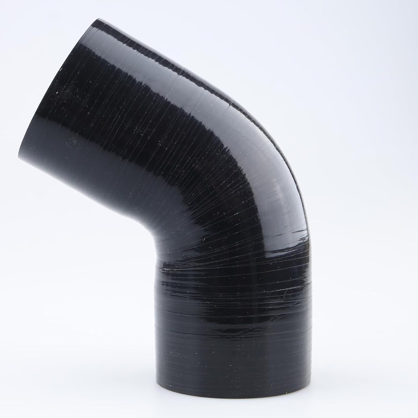 Manguera silicona acoplador codo 60grados 3.5"