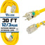 Extensión cable 15A con extremo iluminado 12"