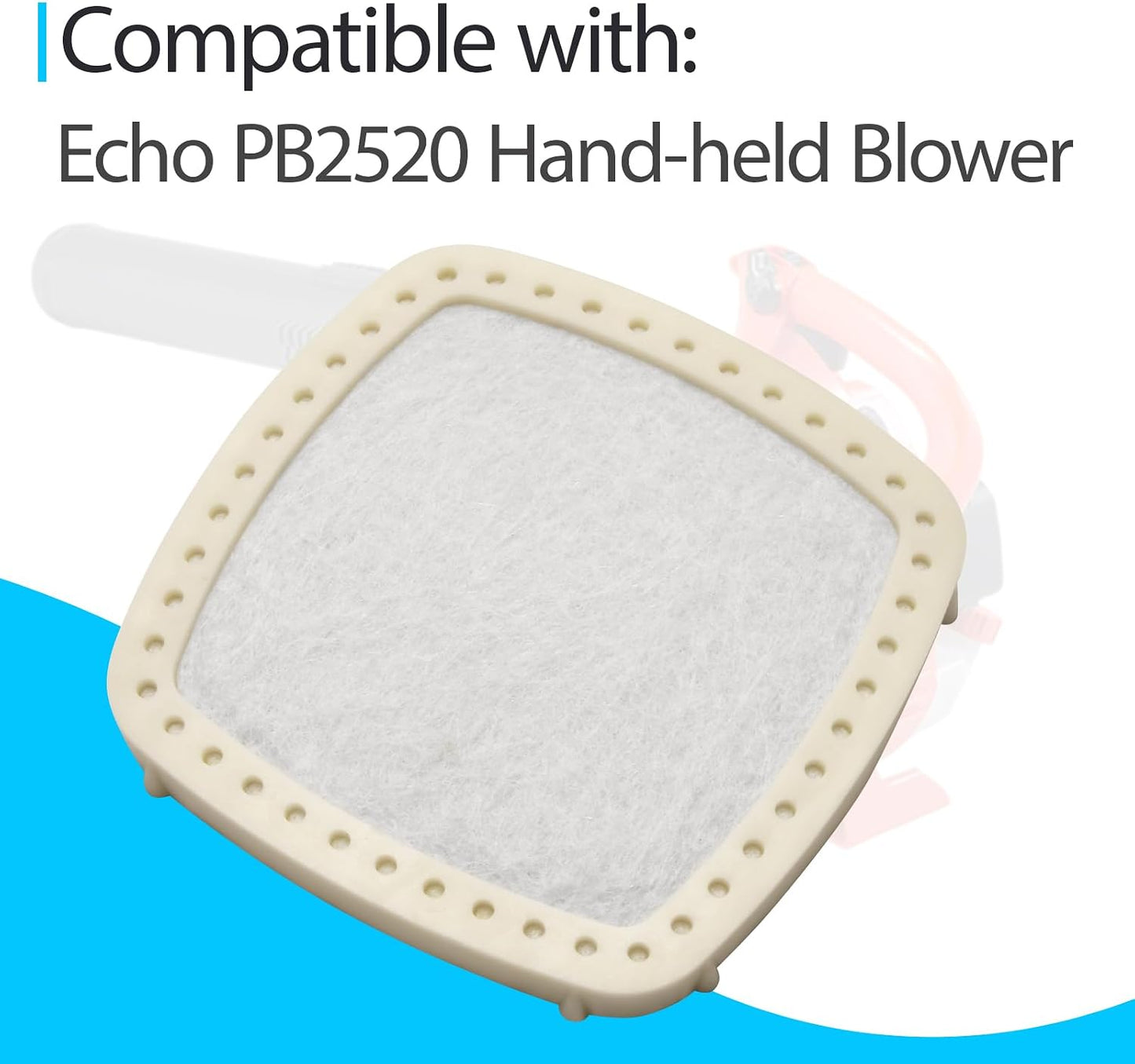 5 Pzas Filtro Aire Comp Echo PB-2520