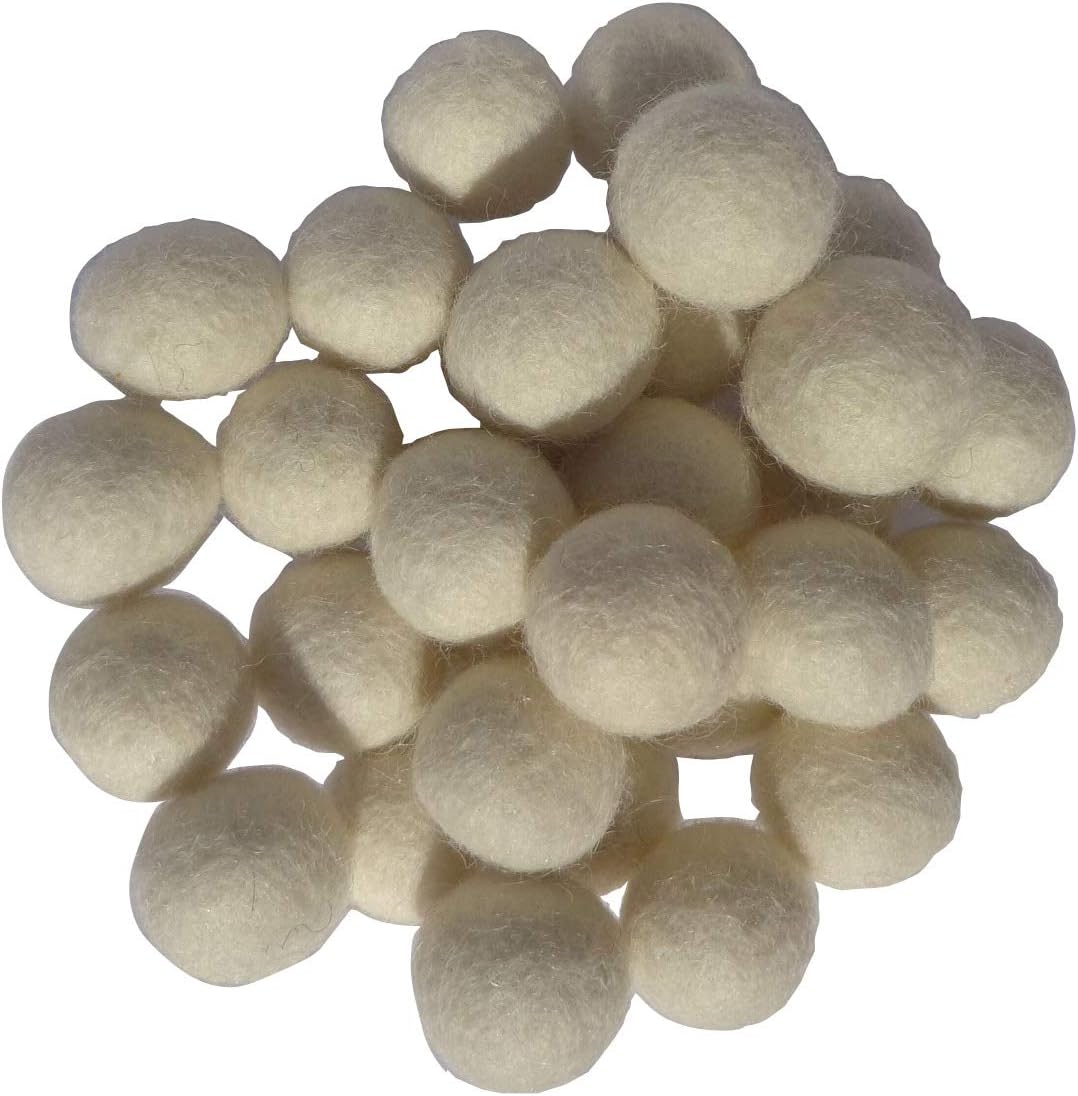 Bolas fieltro lana 1.18" pompones manualidades decoración