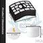 Filtro vacío comp Shark Rotator NV752 AZ1002 Hepa fieltro espuma