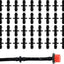 200 Conectores Riego Goteo Tubo 1/4pulg Plástico