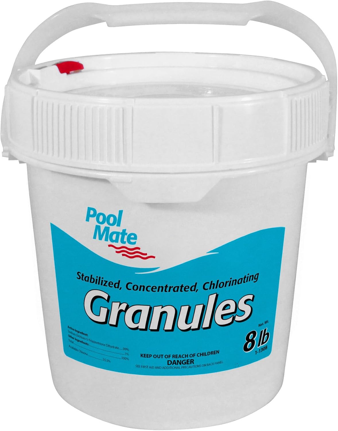 Gránulos cloro piscina 8lb fabricados EE.UU.
