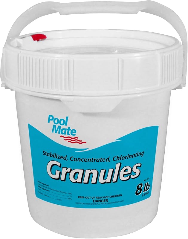 Gránulos cloro piscina 16lb fabricados EE.UU.