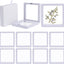 Vitrinas Flotantes 3D Blancas 3.5x3.5" Caja Joyas