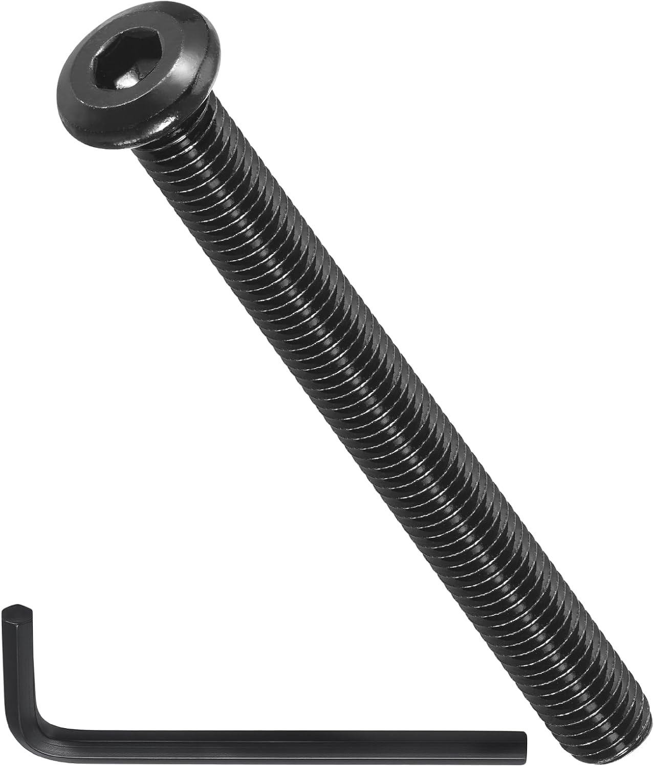 Tornillos M8-1.25x80 con llave hexagonal 10 pzas para muebles