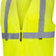 Chaleco seguridad malla cinta reflectante clase 2 amarillo/verde