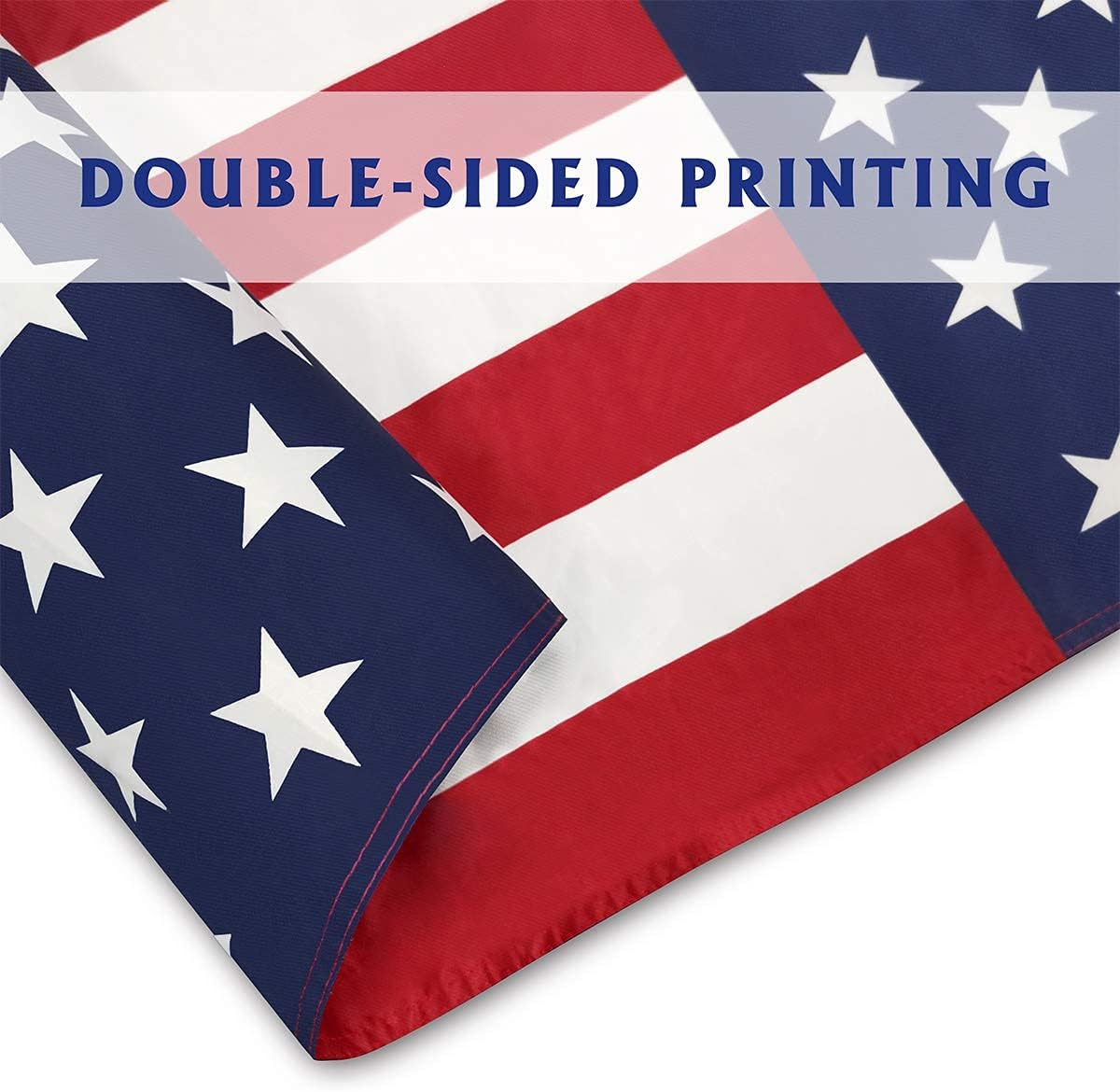 Bandera EE.UU. doble cara 3x5ft 3 capas duradera
