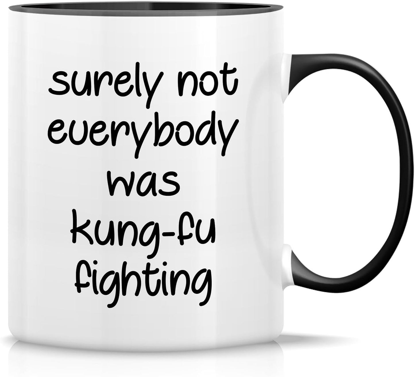 Taza cerámica 11oz humor kung-fu regalo cumpleaños