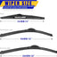 3 Limpiaparabrisas Jeep Cherokee 2014-21 26"
