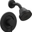 Kit moldura ducha Moen Align negro mate T2192BL