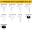 Set 21 Llaves para Maquinaria Pesada Comp Cat JD Case