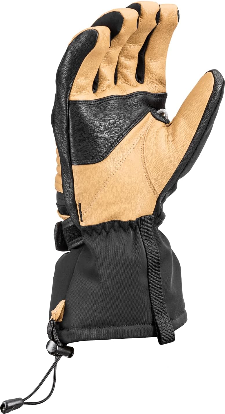 Guantes impermeables aislamiento dorado para esquí y