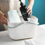 Cesta portátil para ducha plástico 2 pzas color blanco