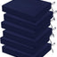 6 Cojines Silla Exterior 18.5x16" Antihumedad Azul