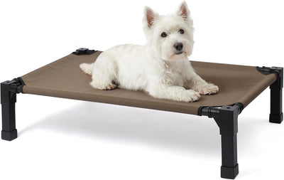 Cama perro al aire libre acero malla Teslin 35pulg