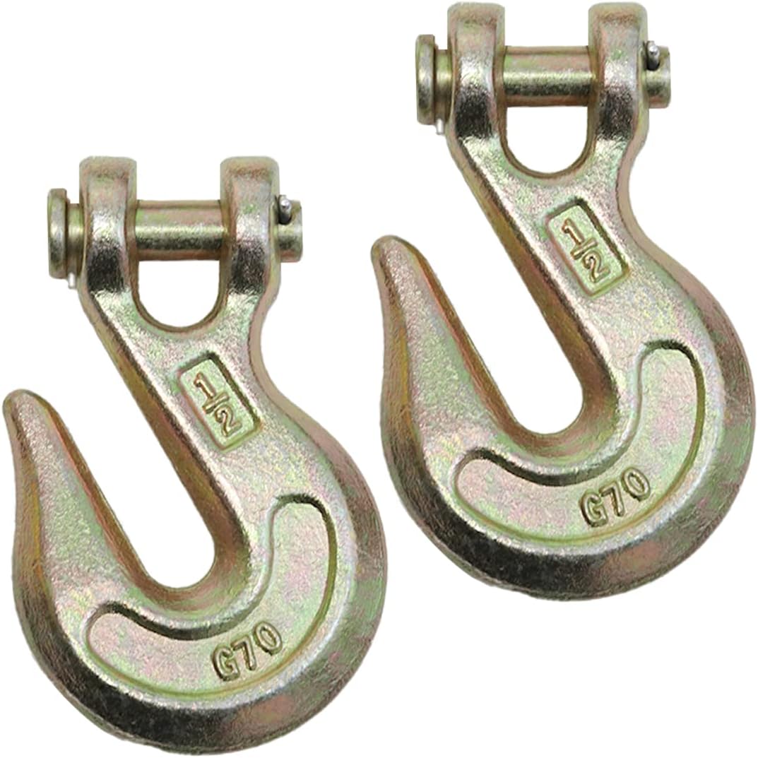 Ganchos horquilla forjados 1/2pulg grado 70 pack 2