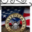 Bandera Armada EE.UU. soporte pared Seabee veteranos