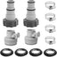 4 Conectores manguera piscina 1.25-1.5" Intex