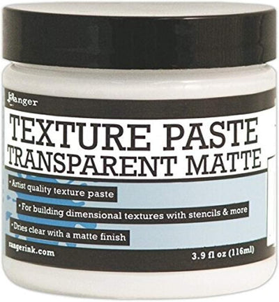 Pasta textura 4oz transparente mate