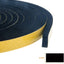 2 Pzas Burletes Neopreno 1/2x1/4pulg Aislamiento Puerta