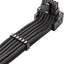 Cable PCIe directo Stealthsense 90° 12V-2x6 negro