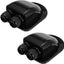 Prensaestopas doble ABS para RV barco caravana 0.8" negro