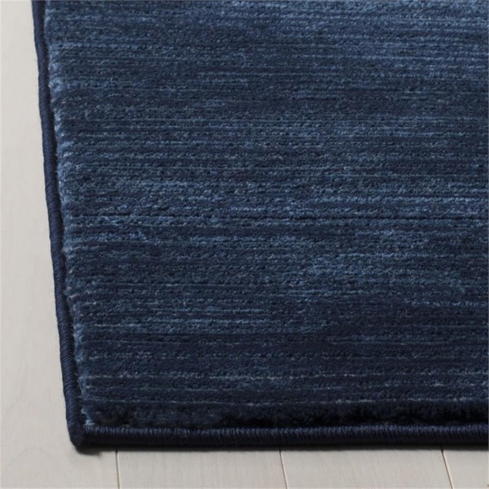Runner sala azul marino 2'2"x6' resistente no pelado