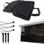 Pantalla tela toldo con cremallera 8x15ft kit UV universal