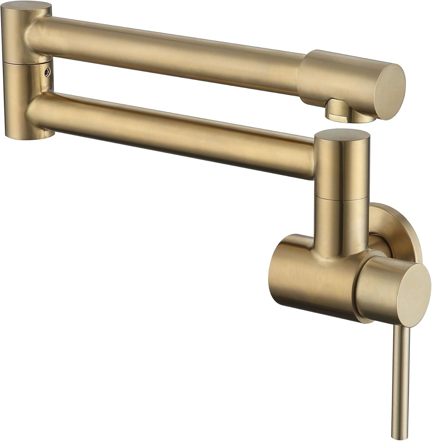 Grifo llenado olla pared resistente huellas cocina