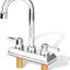 Fregadero cocina central 4" grifo latón boquilla cisne