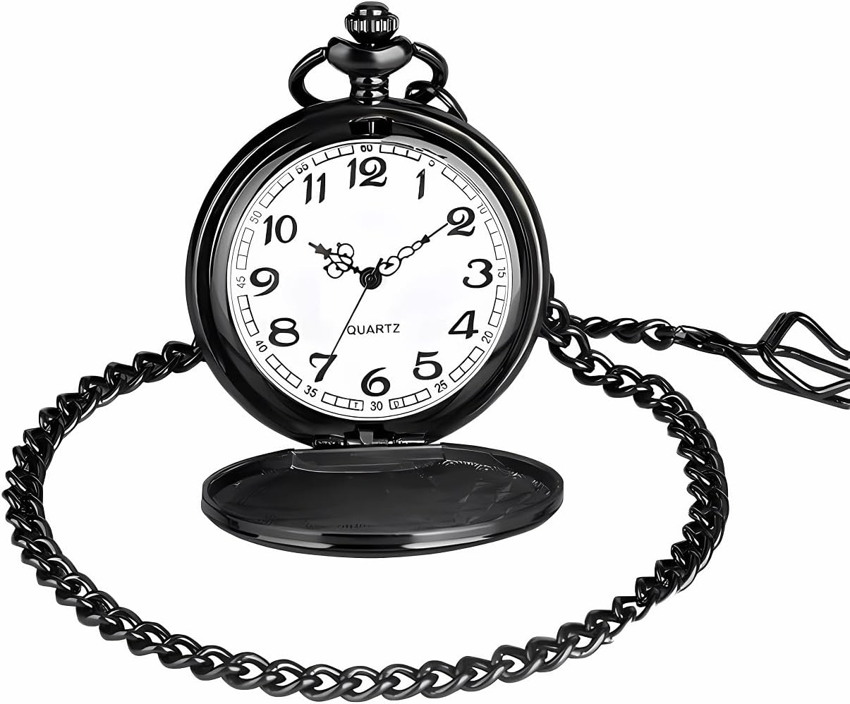 Set reloj bolsillo y llavero grabado regalo