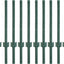 Postes valla metal 3ft para alambre patio pack 10