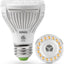 Lámpara cultivo 10w espectro completo lente optica ppfd