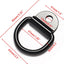 Anclajes anillo en D acero resistente para remolque