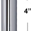 Boquilla tubo latón IPS ½x4 cromo pulido