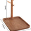 Organiz. llaves madera 3 niveles para anillos cartera