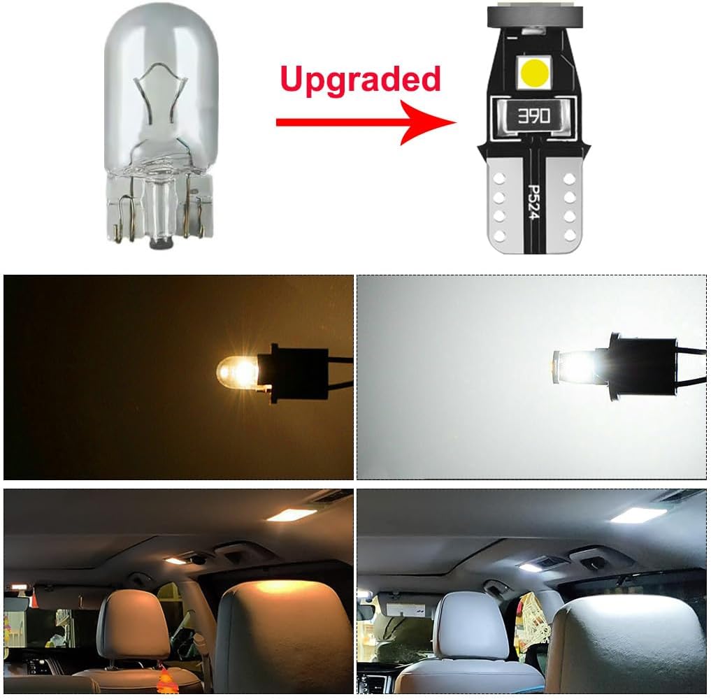 Kit luces LED interior Honda Accord 6000K luz blanca
